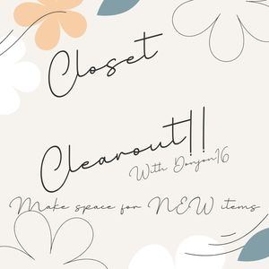 WOMEN'S Closet Clearout. $5/LESS starts. Make room for new items!!!